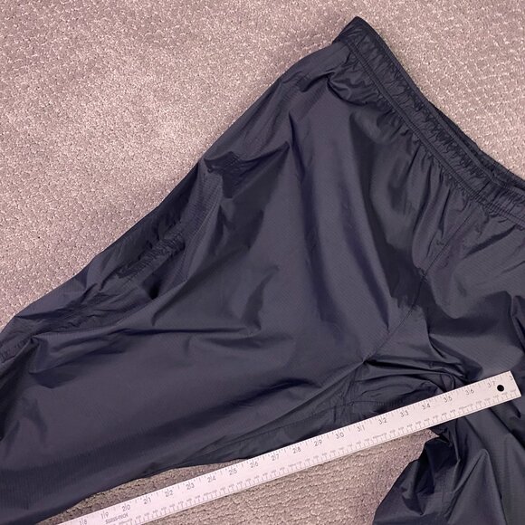 LL Bean TEK Nylon Rain Pants Men's Large Waterproof Black OAH33 - Picture 15 of 16